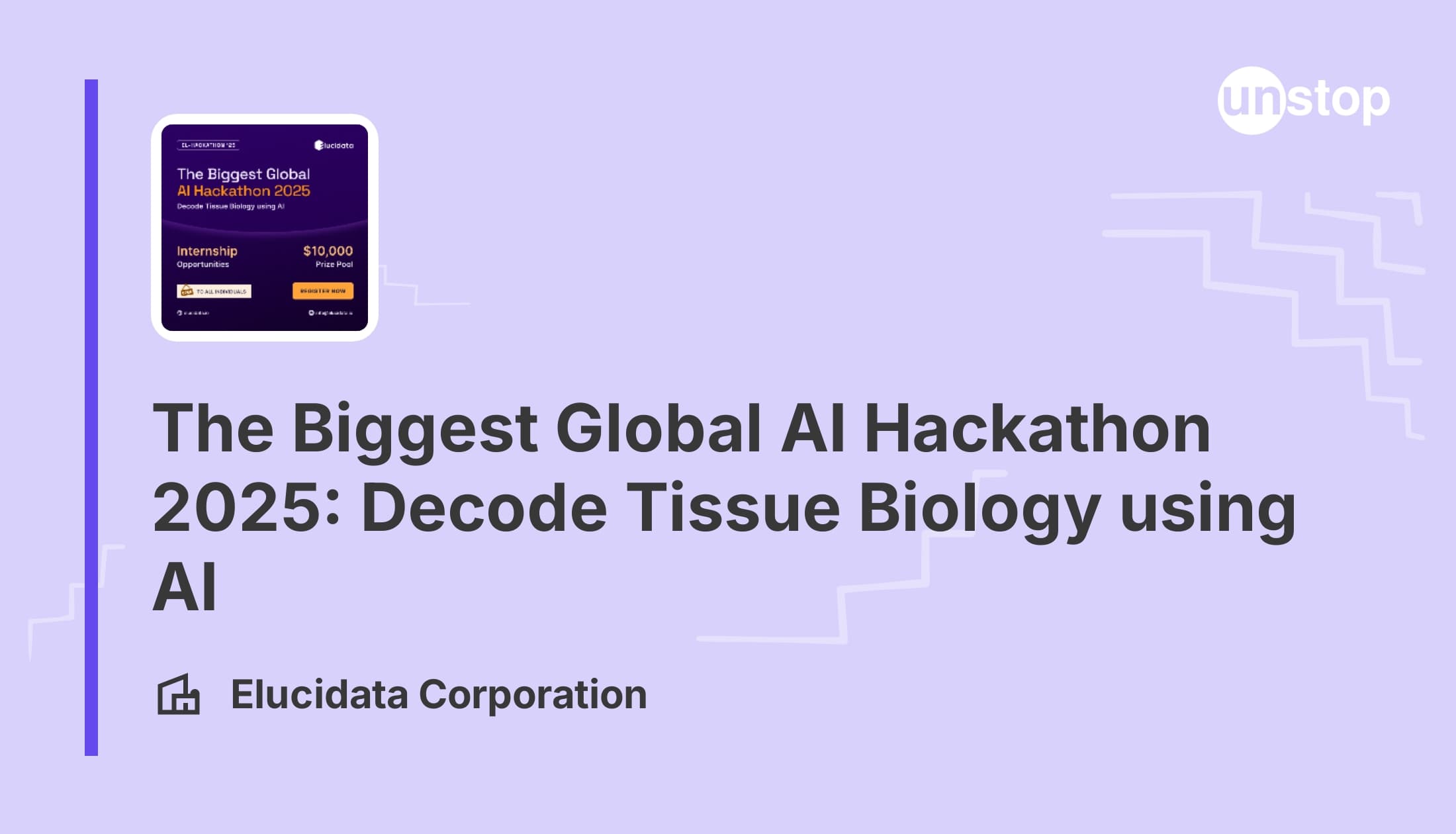 The Biggest Global AI Hackathon 2025: Decode Tissue Biology using AI