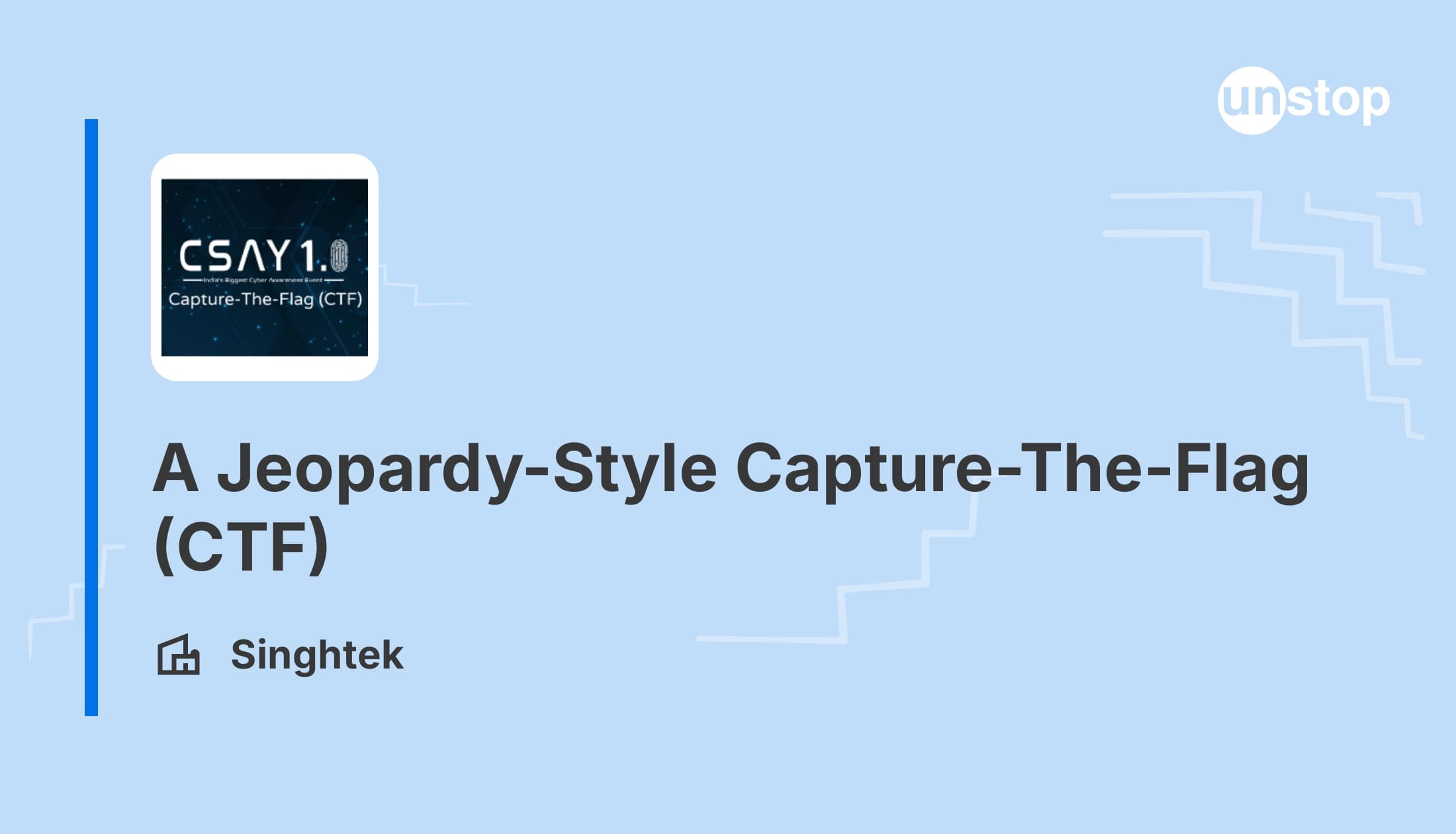 A Jeopardy-Style Capture-The-Flag (CTF)
