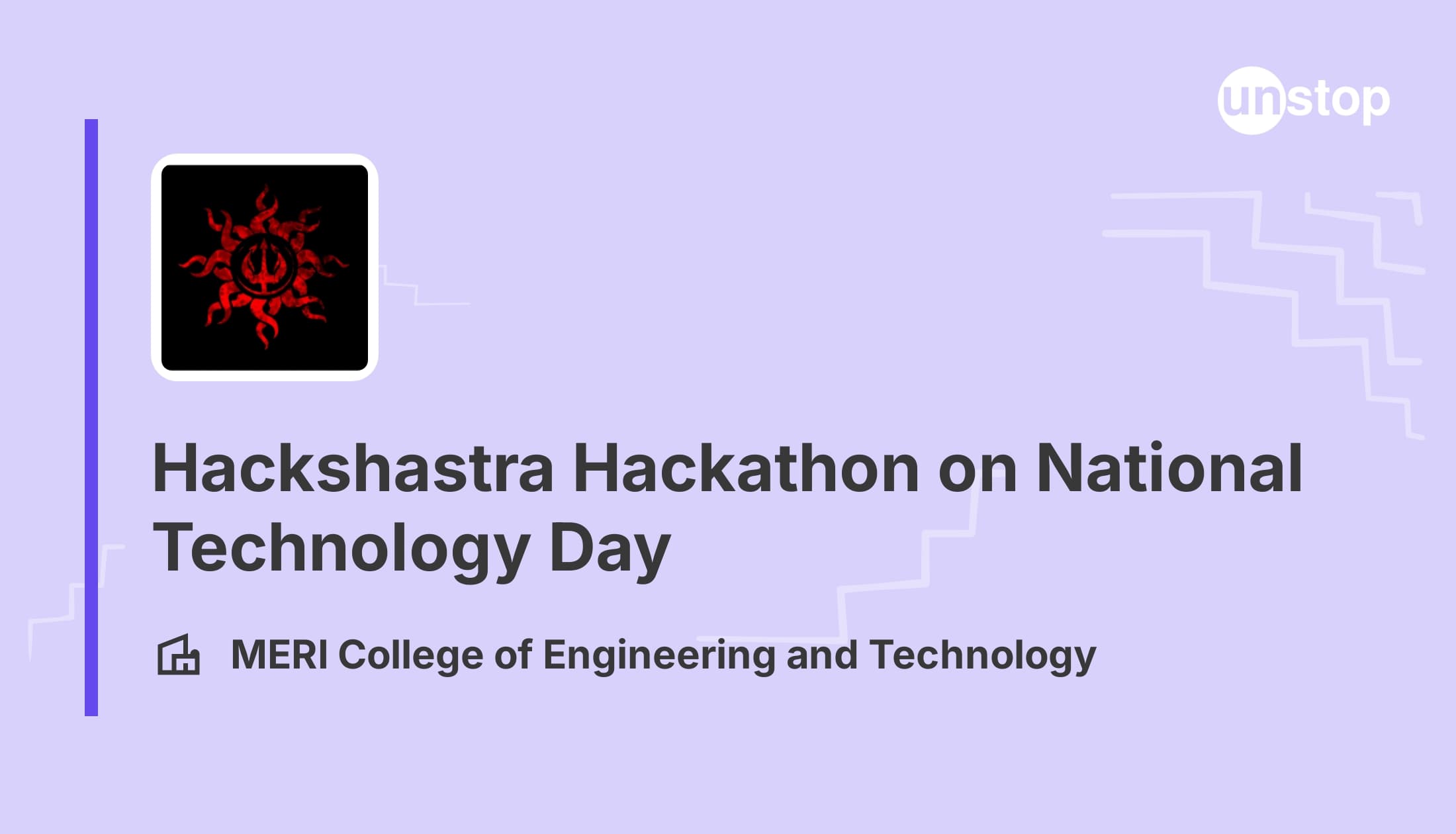 Hackshastra Hackathon on National Technology Day