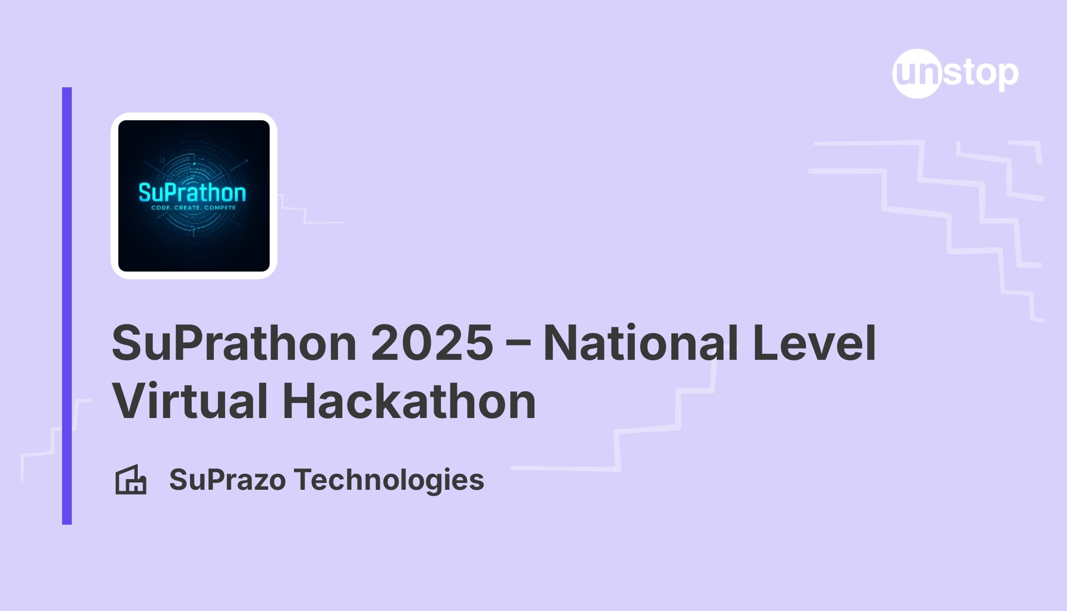 SuPrathon 2025 – National Level Virtual Hackathon