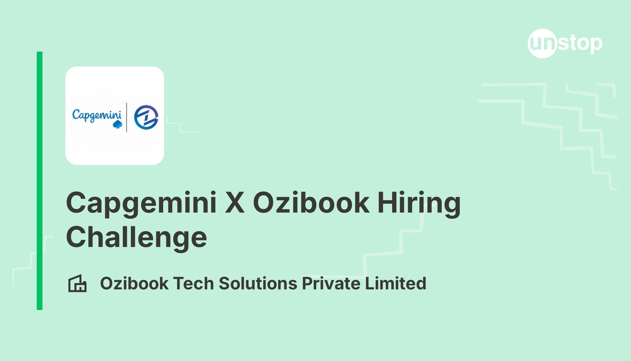 Capgemini X Ozibook Hiring Challenge