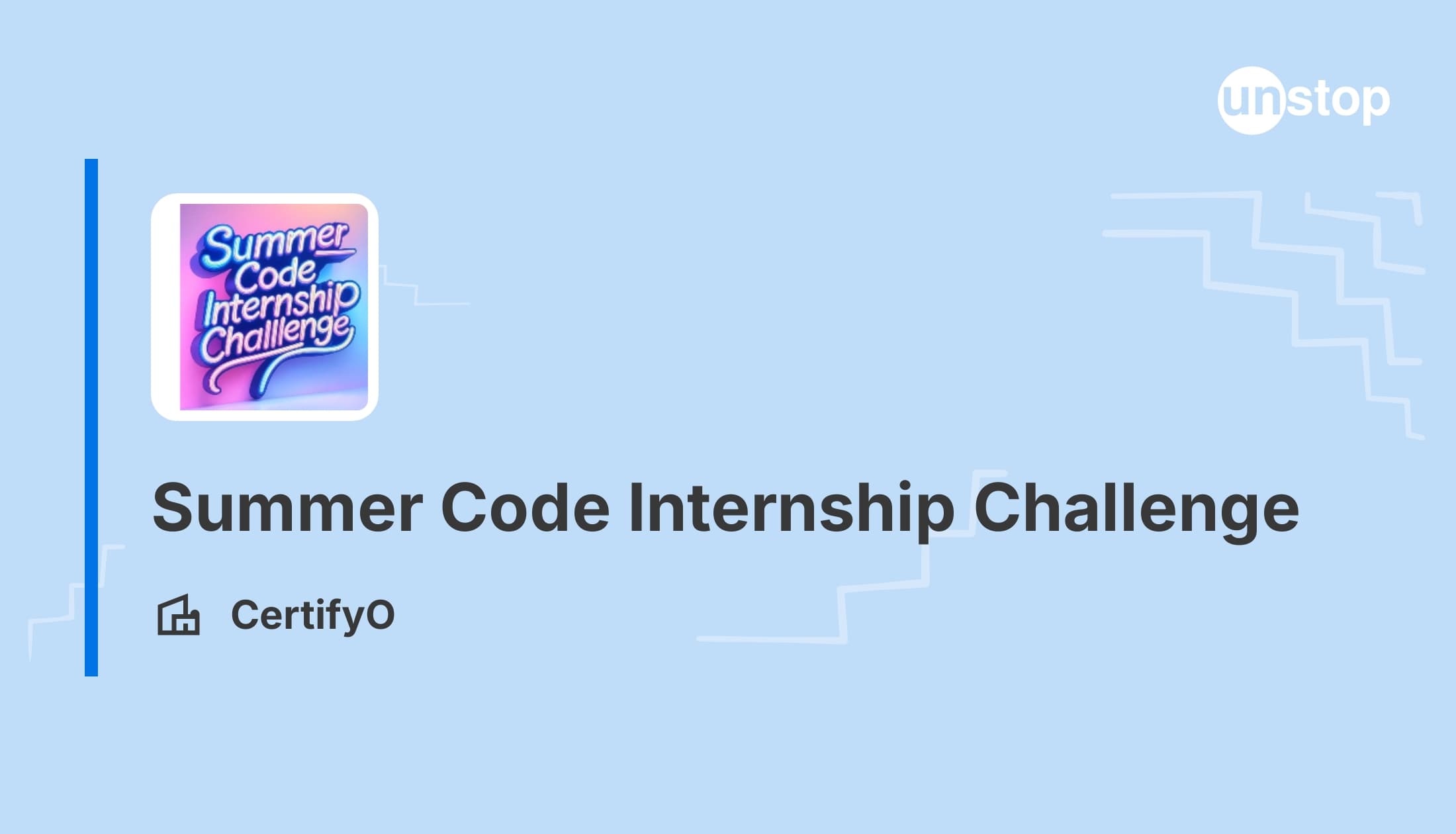 Summer Code Internship Challenge