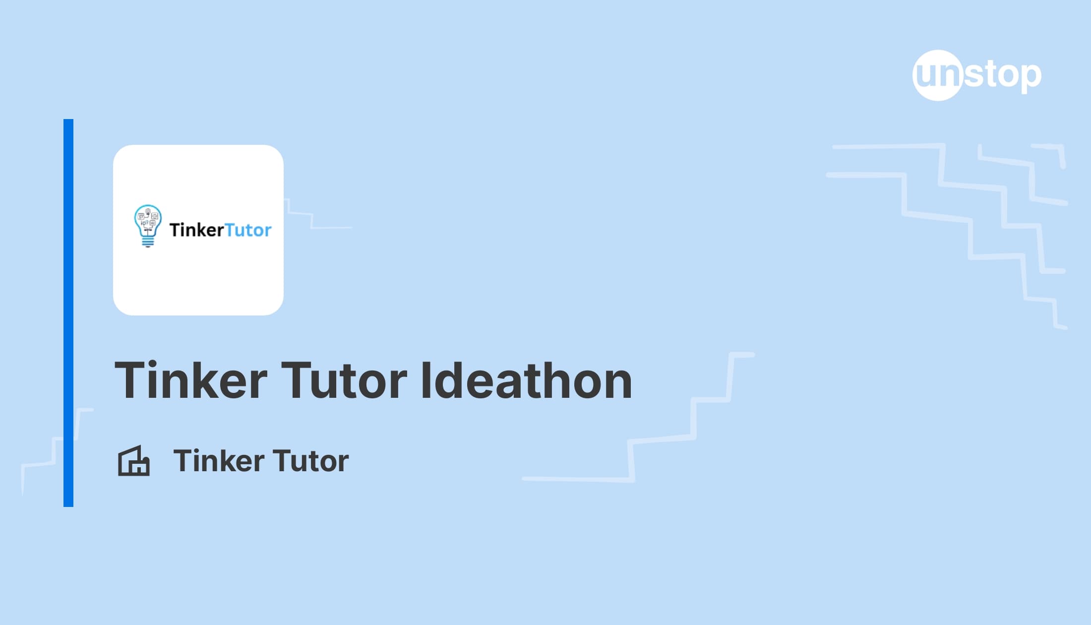 Tinker Tutor Ideathon