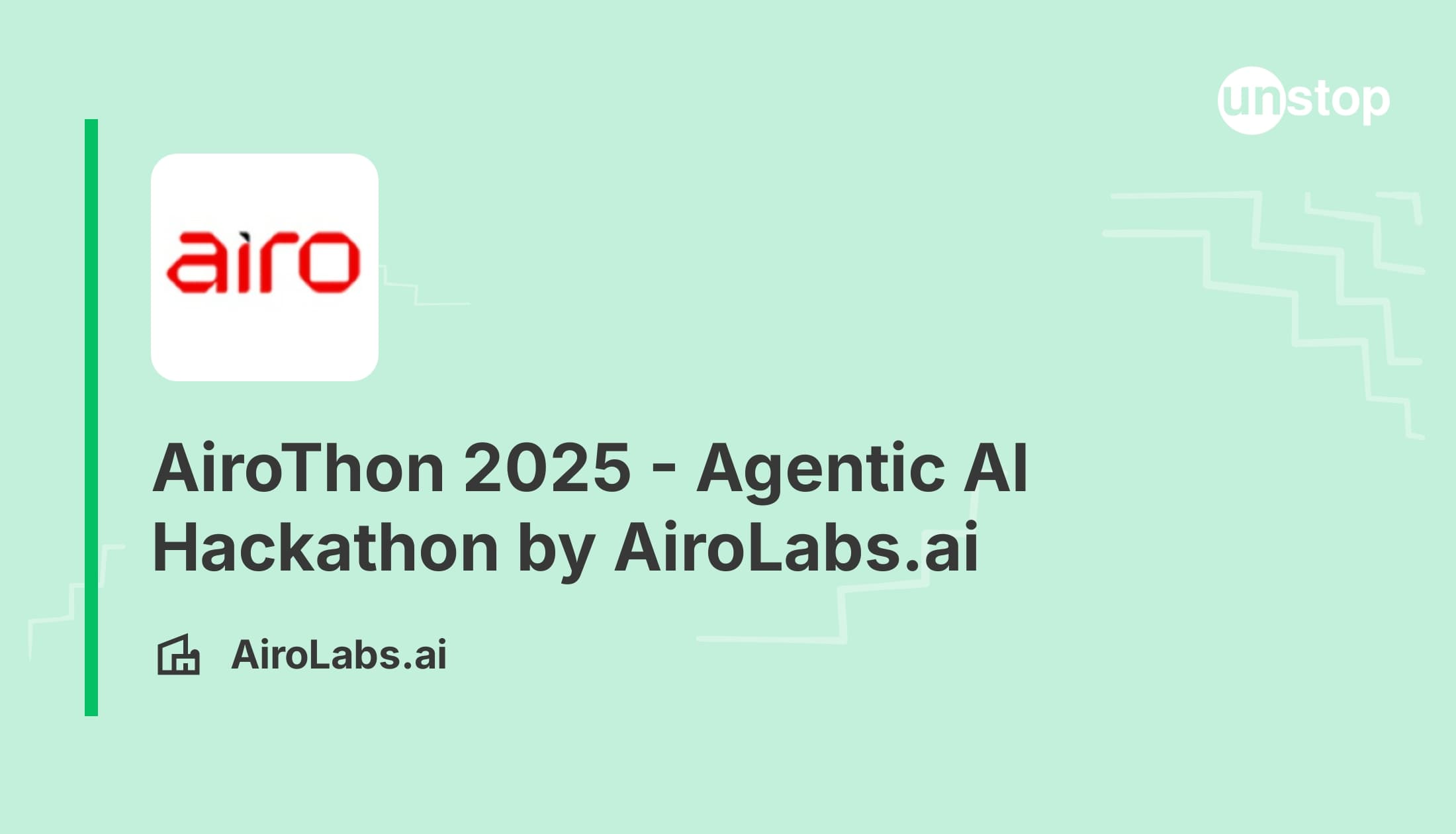 AiroThon 2025 - Agentic AI Hackathon