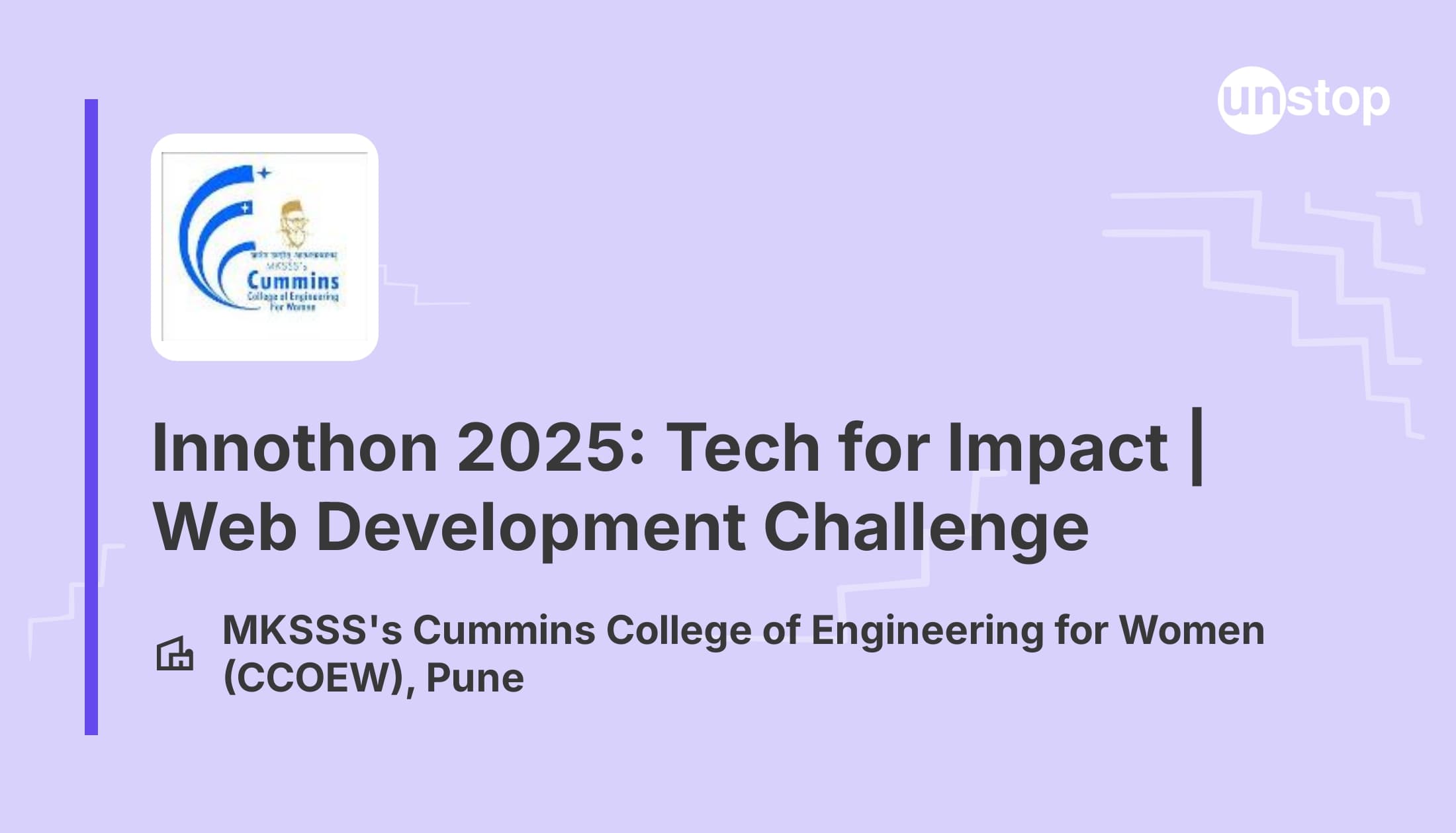 Innothon 2025: Tech for Impact | Web Development Challenge