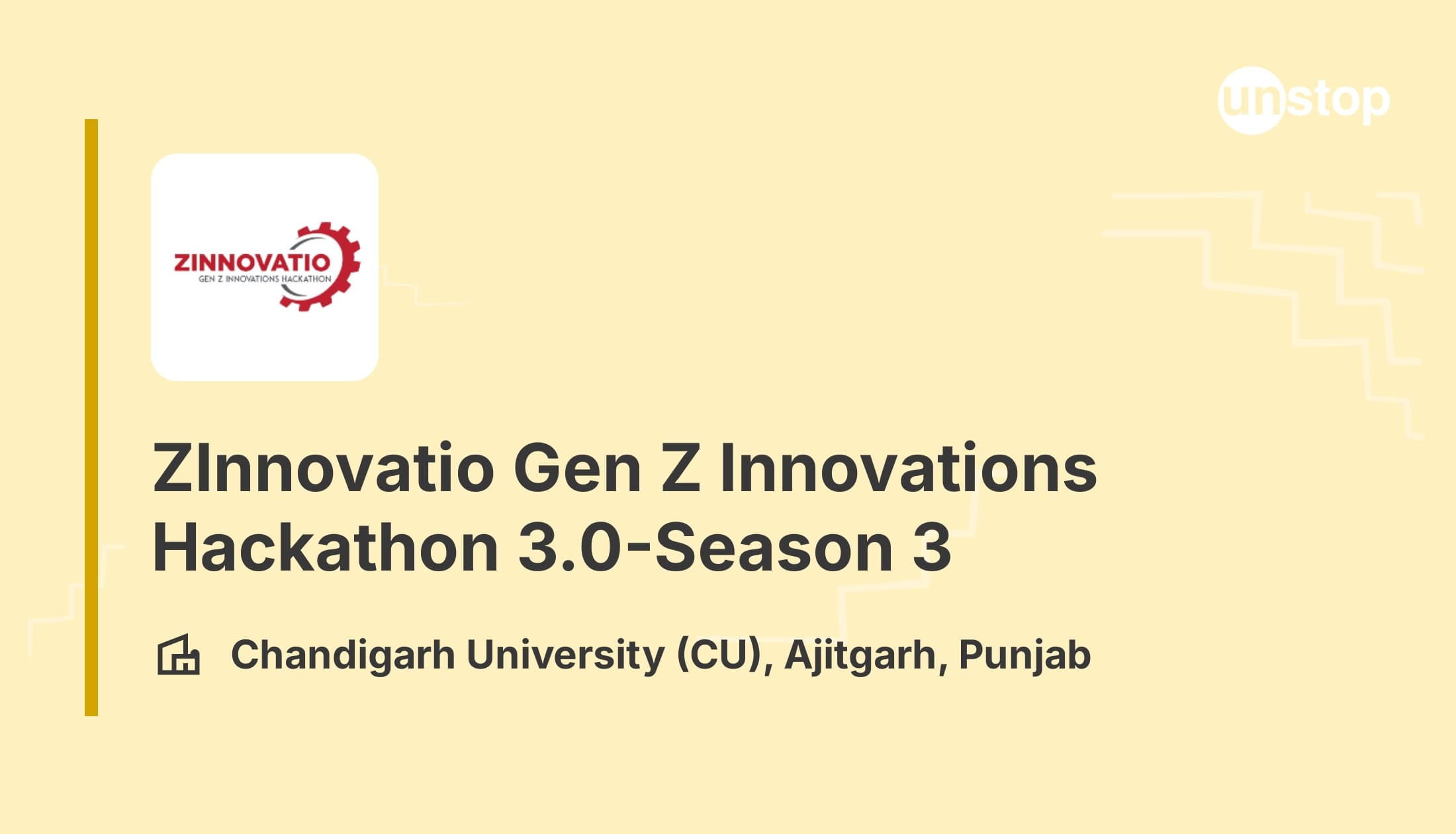 ZInnovatio Gen Z Innovations Hackathon 3.0-Season 3